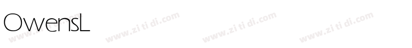 Owens Light字体转换